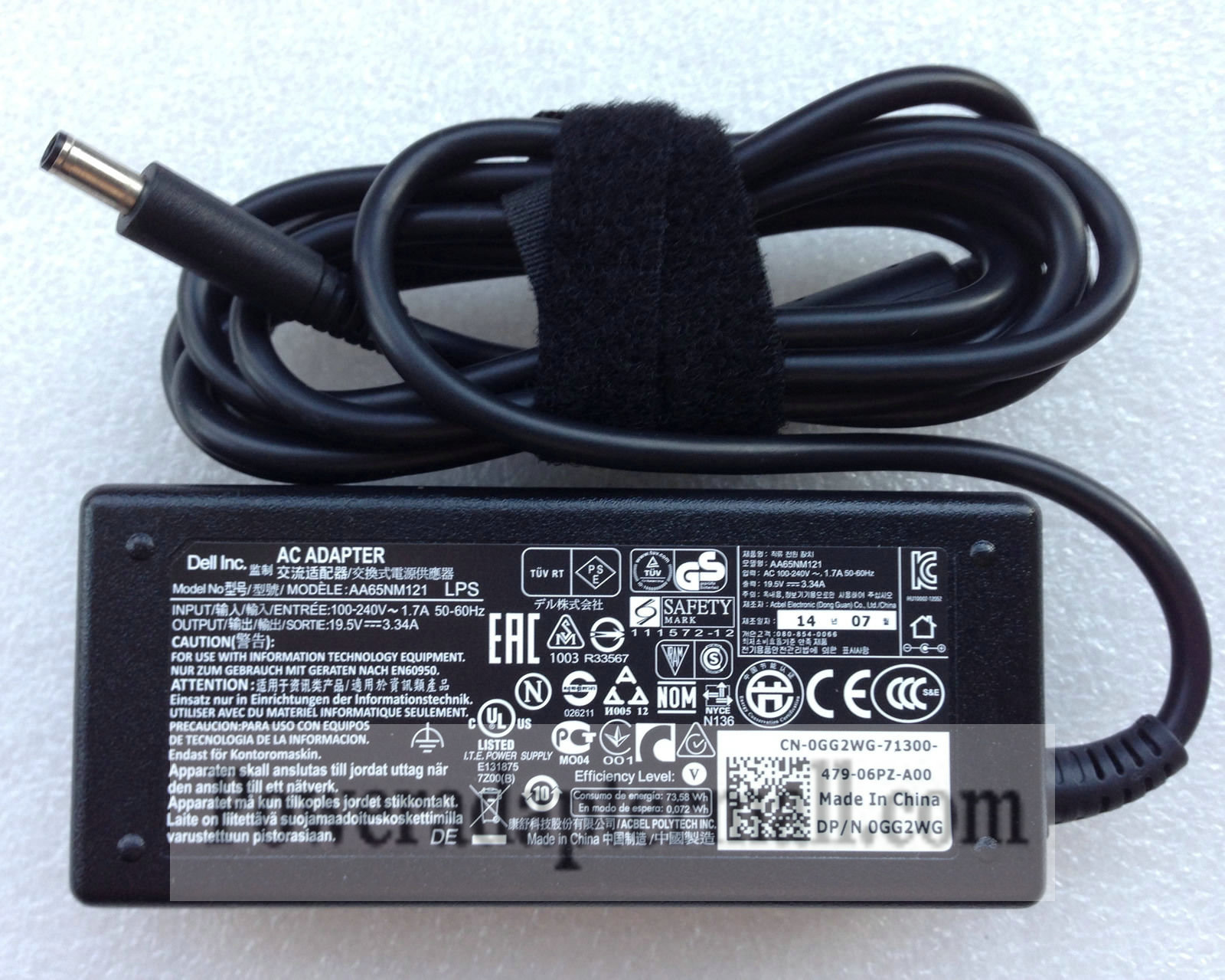 19.5V 3.34A Dell XPS 18 fdcwcp412r All-in-One AC Adapter power